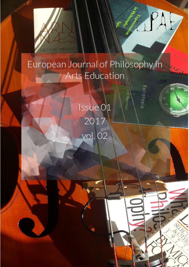 					View Vol. 2 No. 01 (2017): European Journal of Philosophy in Arts Education
				