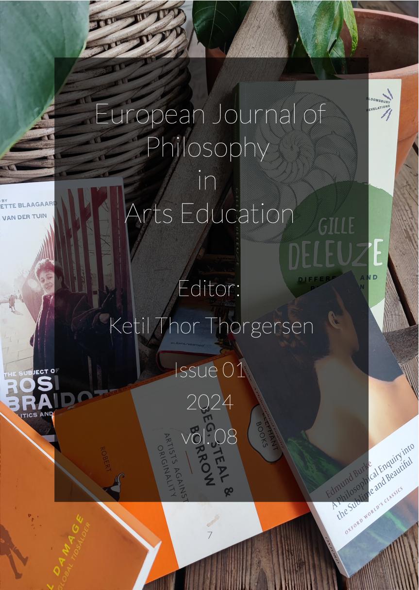 					View Vol. 8 No. 01 (2024): European Journal of Philosophy in Arts Education 
				