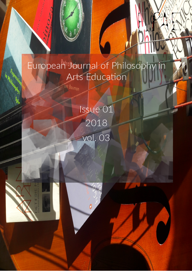 					View Vol. 3 No. 01 (2018): European Journal of Philsophy in Arts Education
				